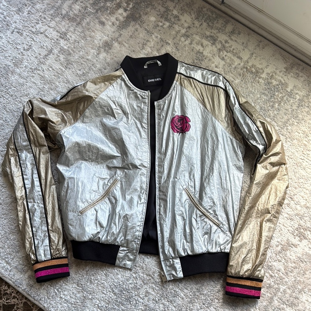 Diesel Metallic Bomber Jacket S